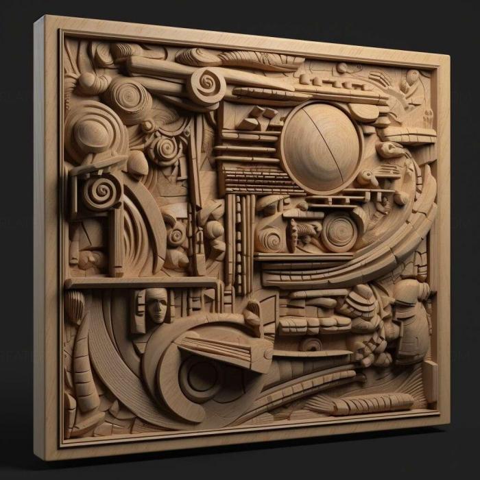 نموذج ثلاثي الأبعاد لآلة CNC 3D Art 